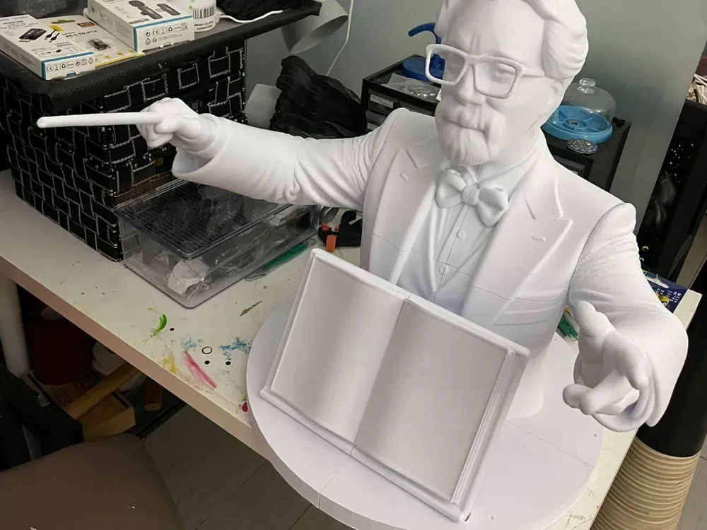 Estatua del Maestro Beppe Vessicchio,it, vista 1