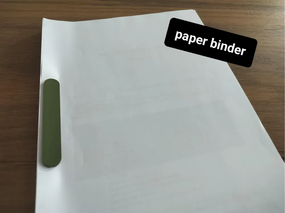 carpeta de papel, vista 1