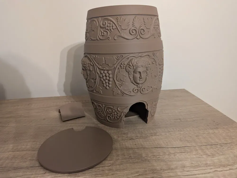 Soporte para bolsa en caja para barril de vino, vista 3