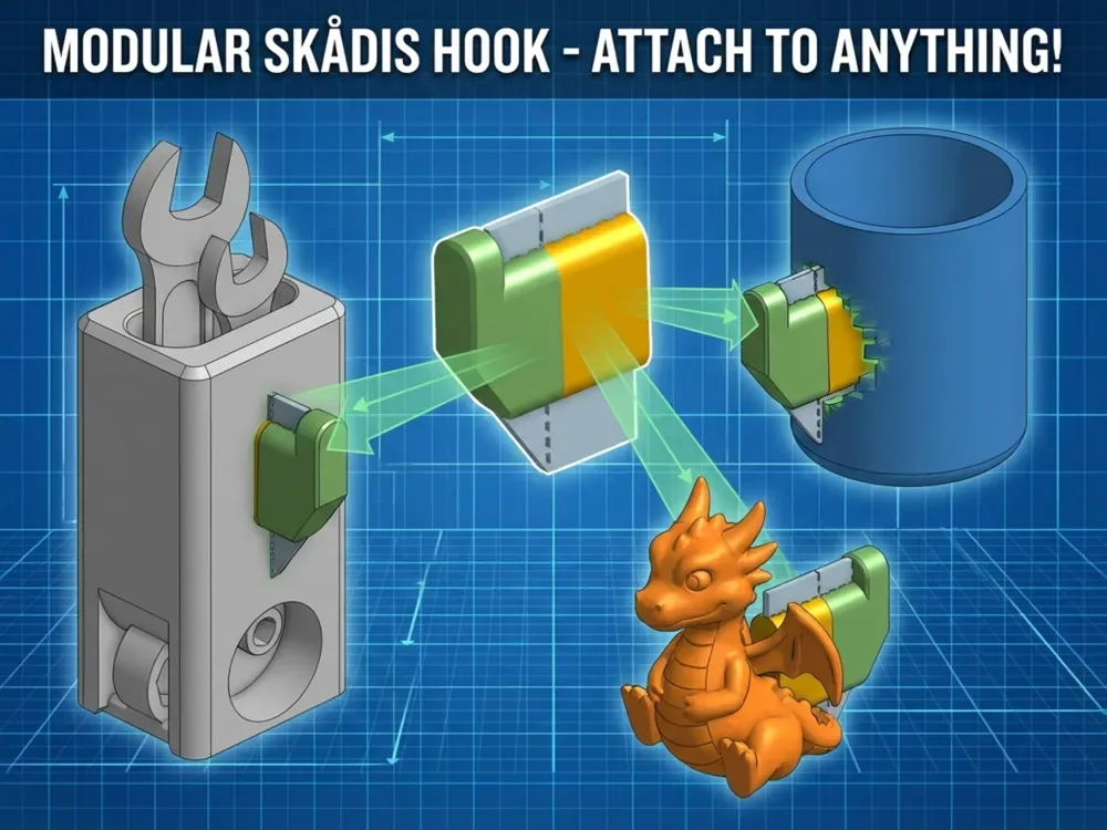 Skadis-ify everything, gancho modular SKÅDIS, vista 1