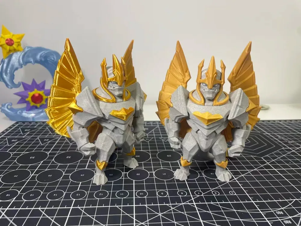 Partes completamente segmentadas de League of Legends Galio (sin AMS), vista 2