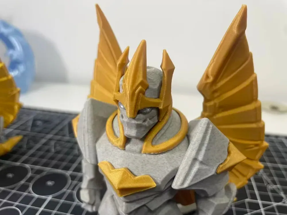 Partes completamente segmentadas de League of Legends Galio (sin AMS), vista 3