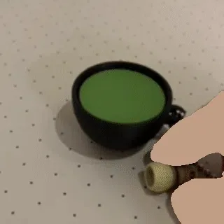 Clicker batidor de matcha, vista 2
