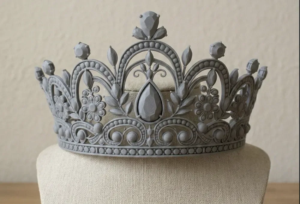 Elegante Tiara Real / Corona de Princesa, vista 3