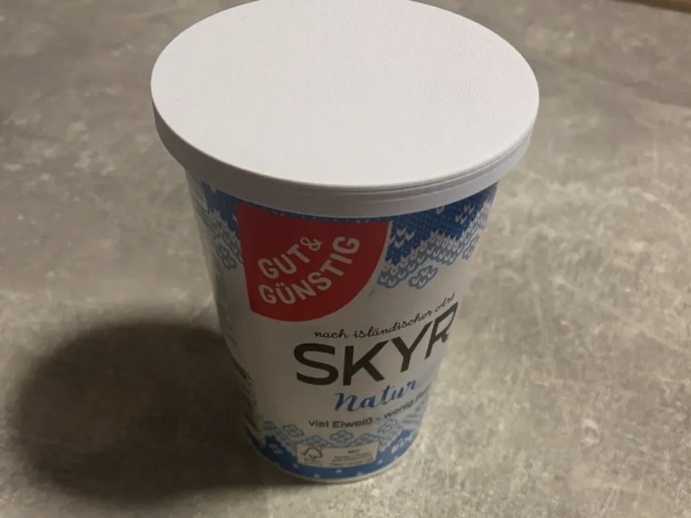 Tapa simple para vasos Skyr / yogur Ø 94 mm,no, vista 1