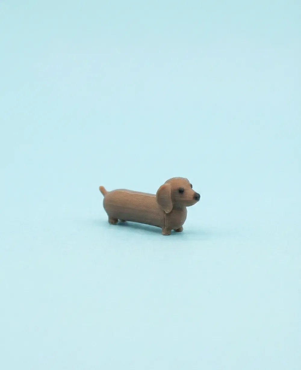 Mini amigo #16 - Perro salchicha, vista 3