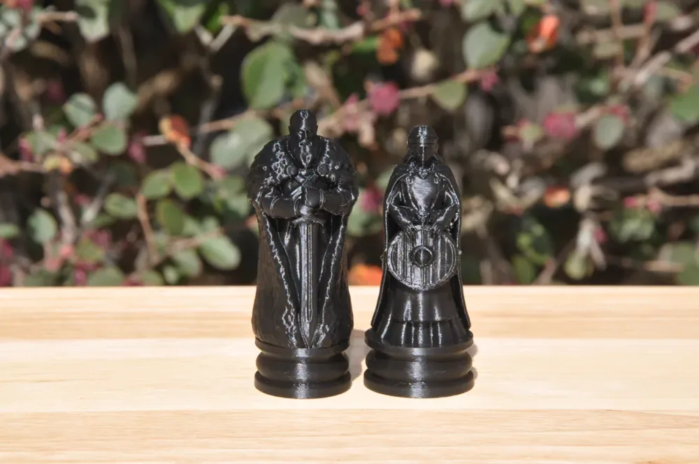 Juego de ajedrez vikingos, vista 3