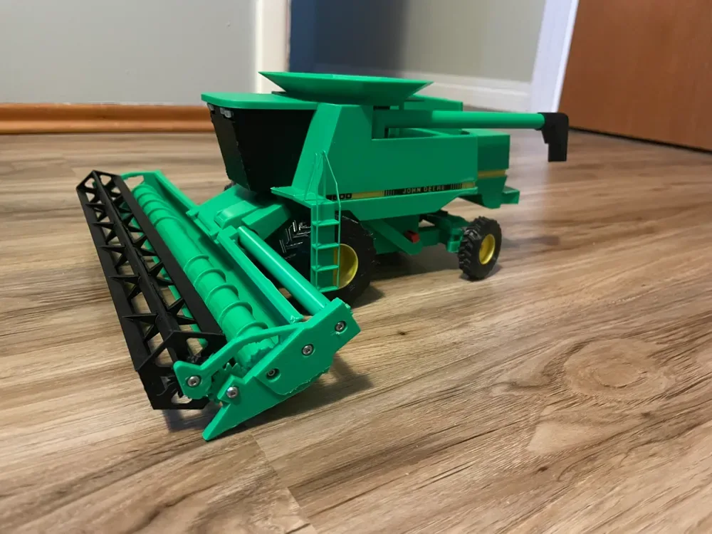 9600 John Deere Cosechadora Modelo a escala 1/34, vista 1