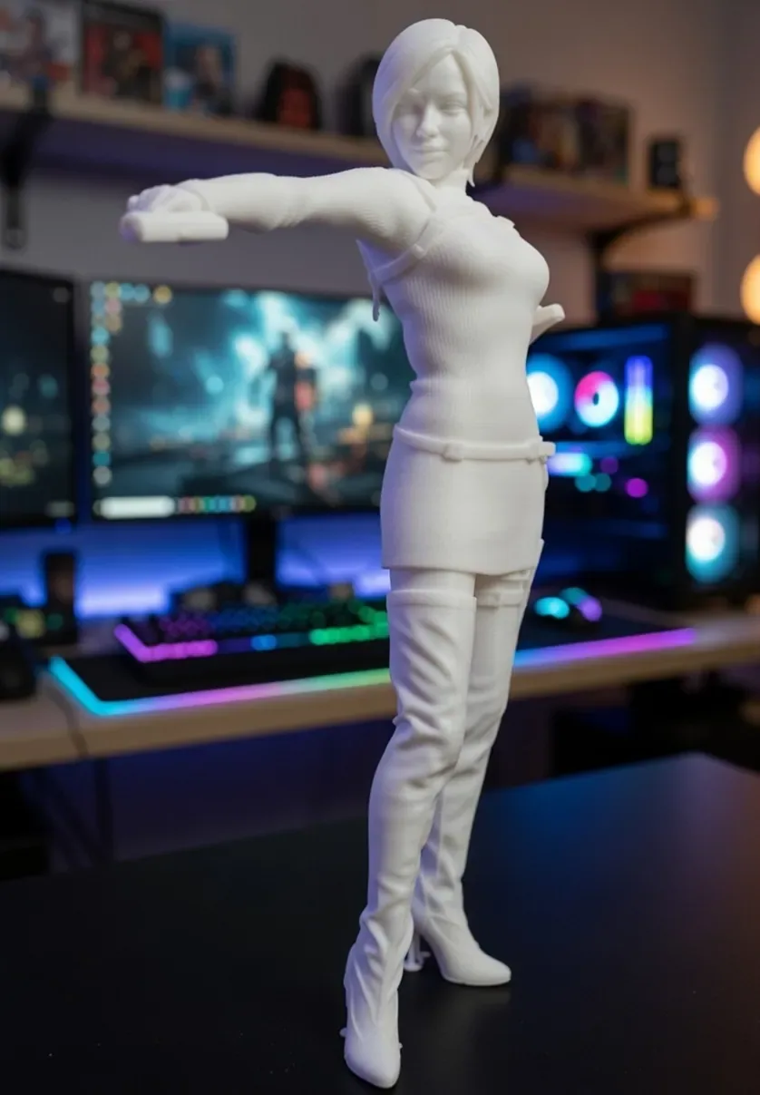 Resident Evil: estatua de Ada Wong muy detallada, vista 2