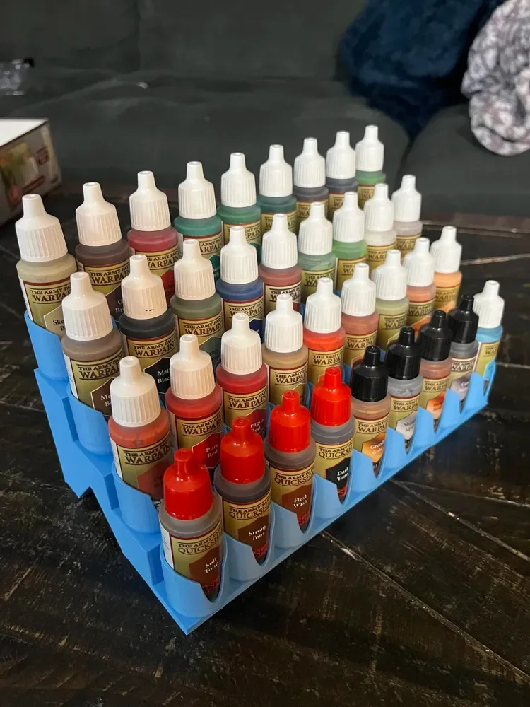 EL ORGANIZADOR DE WARPAINT CONTIENE 36 BOTELLAS DE 25 MM para impresión 3D, vista 2