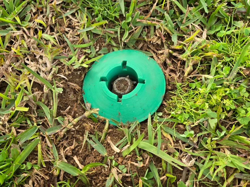 Difusor de jardín · protector de aspersores para impresión 3D, vista 1