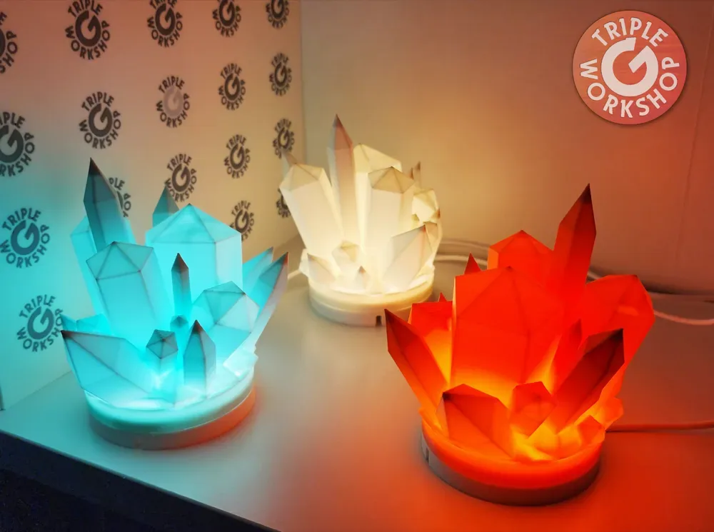 ⧋ Cluster de Cristal para Lámpara LED Bambu 001 ⧋, vista 1
