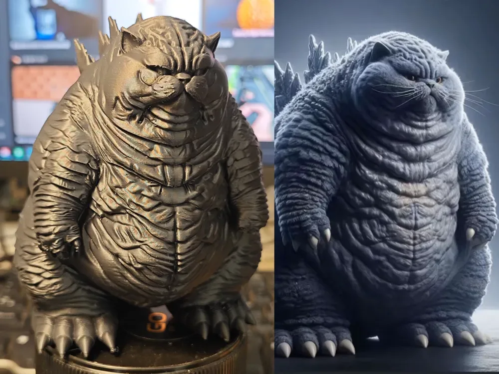 Gato Godzilla, vista 1