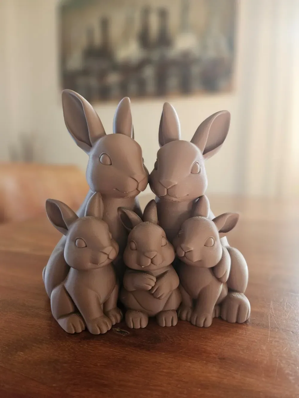 Familia Conejitos 3 Niños - Decoración, vista 2