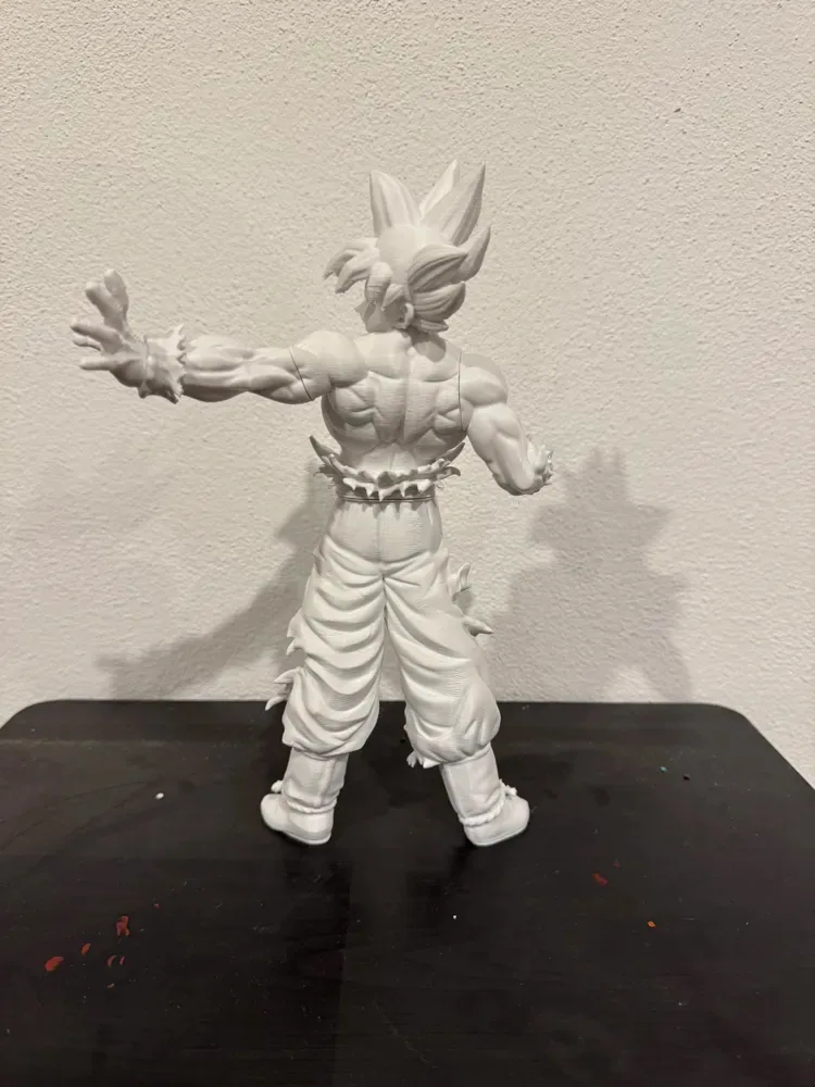 Son Goku Ultra Instinto 25cm muy detallado, vista 3