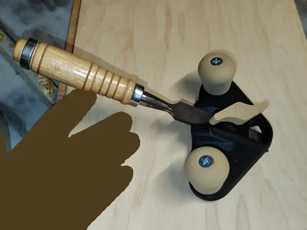 Plano enrutador de cincel (herramienta para trabajar la madera), vista 1