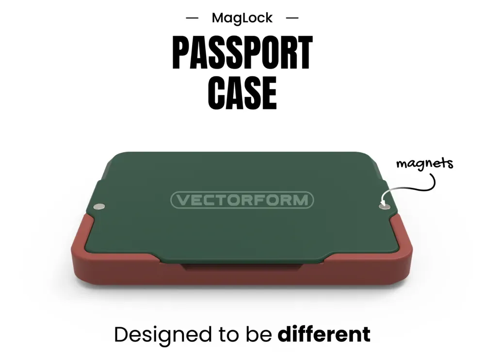 Estuche para pasaporte MagLock, vista 1