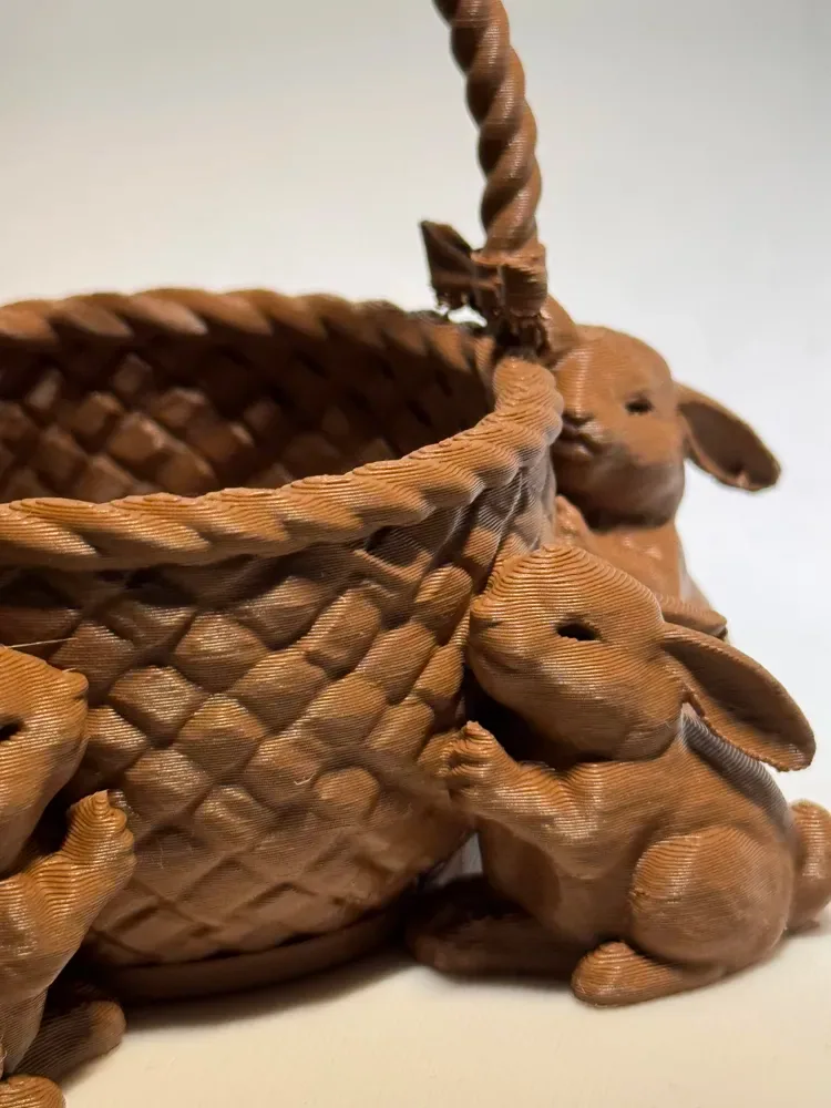 Cesta de abrazo de abrazo. Soporte para huevos de conejito (sin AMS), vista 3