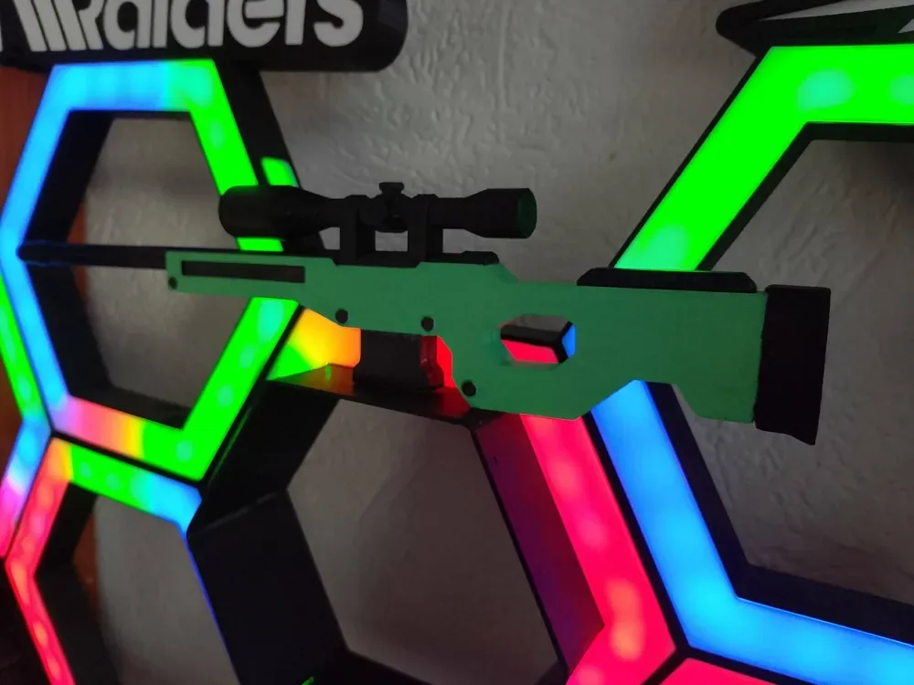 RIVALES – Rifle de francotirador (modelo imprimible en 3D), vista 1