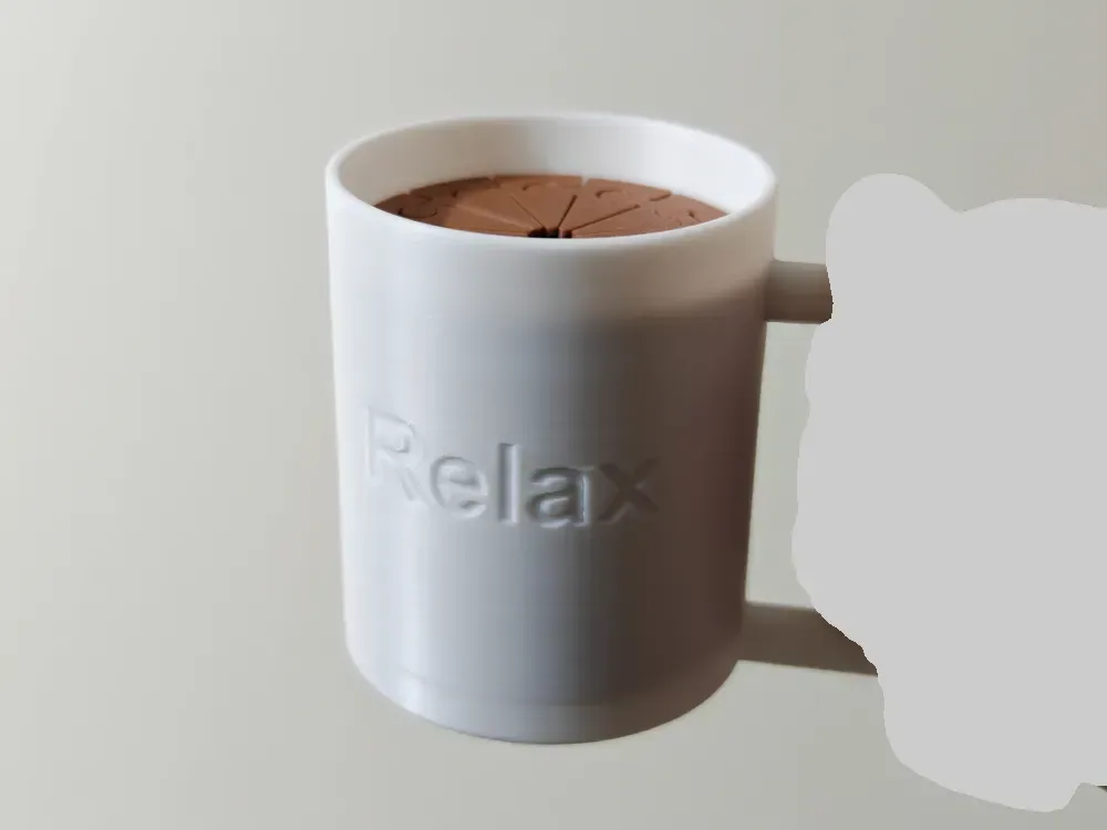 Taza de café de broma Fidget, vista 2