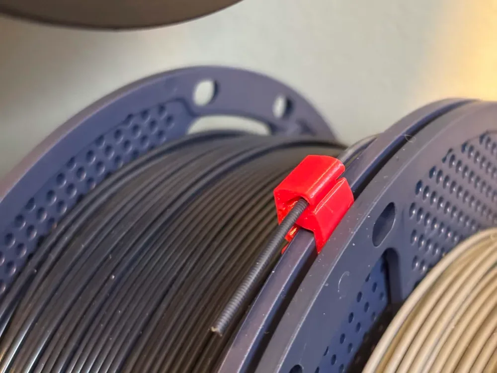 Soporte de filamento simple | Abrazadera de extremo de filamento de 1,75 mm, vista 1
