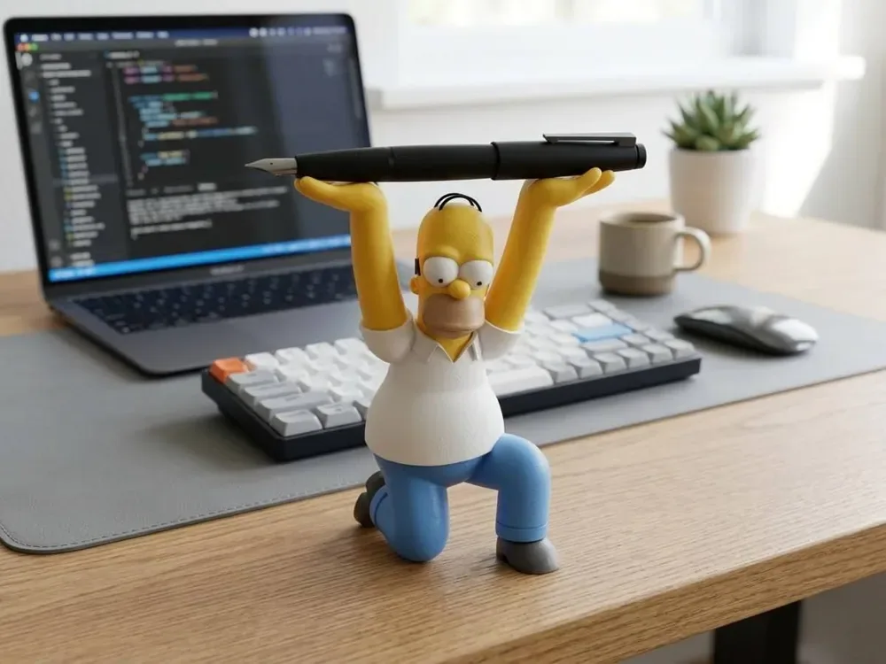 Portalápices arrodillado de Homer Simpson – AMS, vista 1
