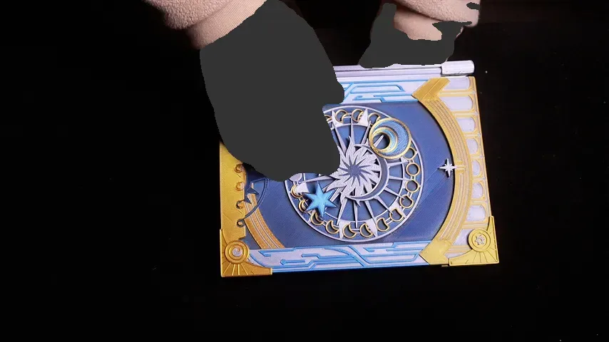 Mientras escribo un cuaderno de hojas sueltas, Honkai Star Rail Prop, vista 3