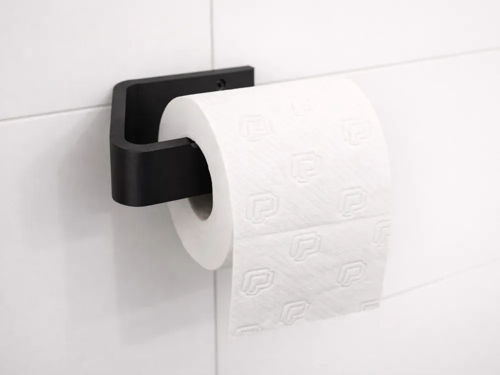 Portarrollos de papel higiénico mínimo para impresión 3D, vista 1