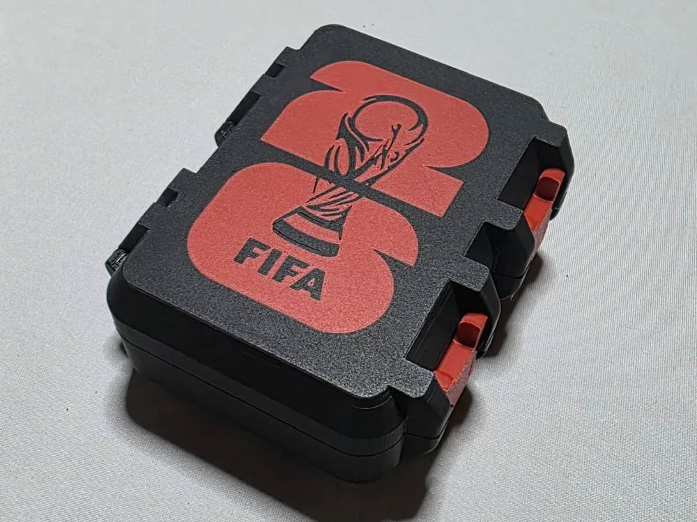 Caja organizadora de tarjetas Adrenaline 2026 para impresión 3D, vista 3