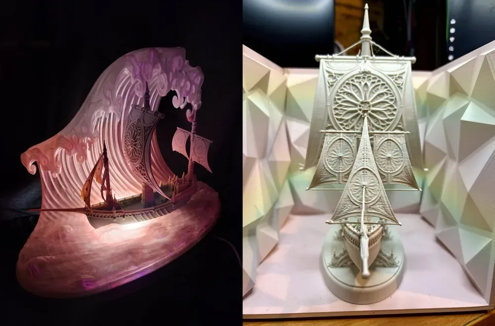 Catedral de la Ola de Leviatán – El Viaje Luminoso, vista 2
