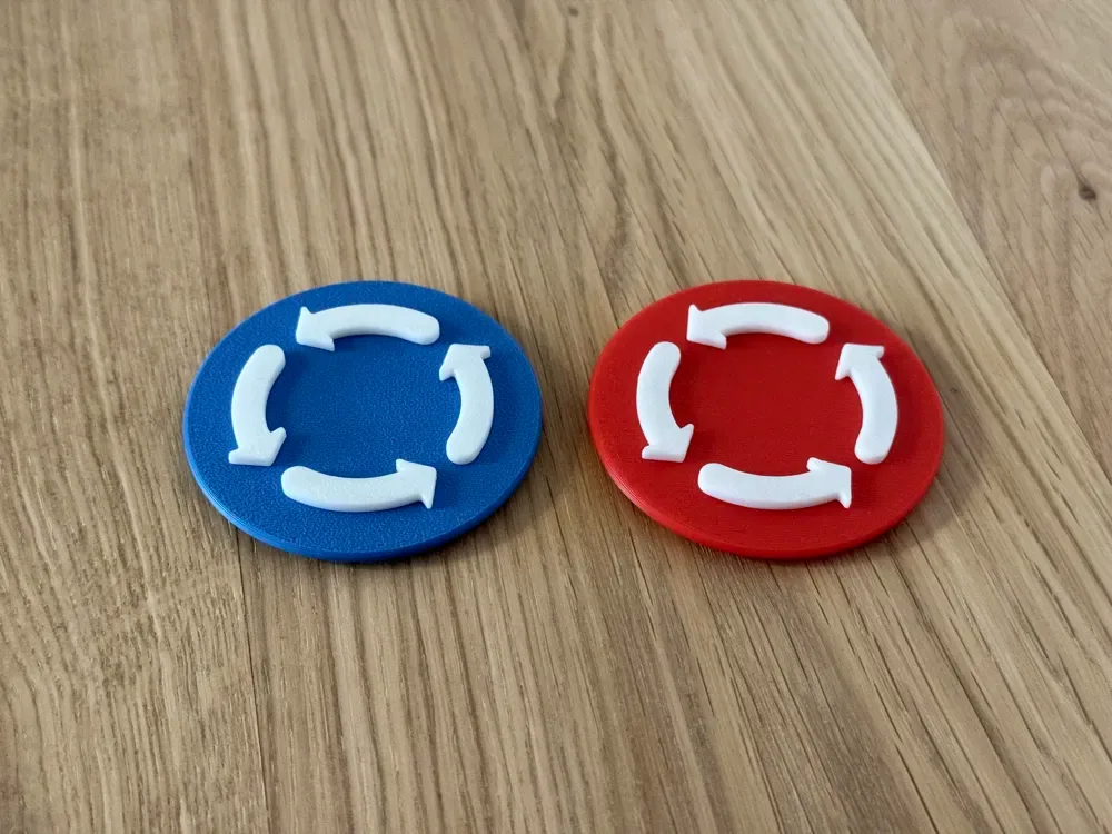 Indicador de dirección para juegos de cartas y de mesa., vista 3
