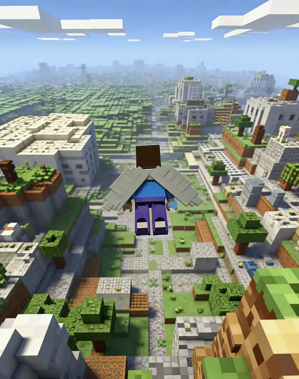Minecraft Elytra (Impresión in situ, articulada), vista 2