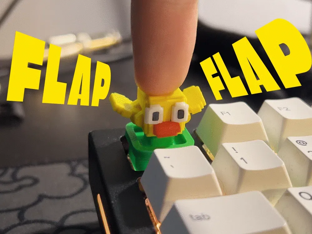 Tecla de pájaro (Las alas se agitan al presionar | Flappybird), vista 1