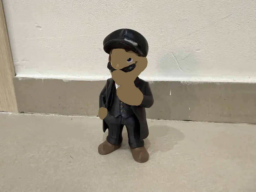 Mario Bros Peaky Blinders Mano, vista 2