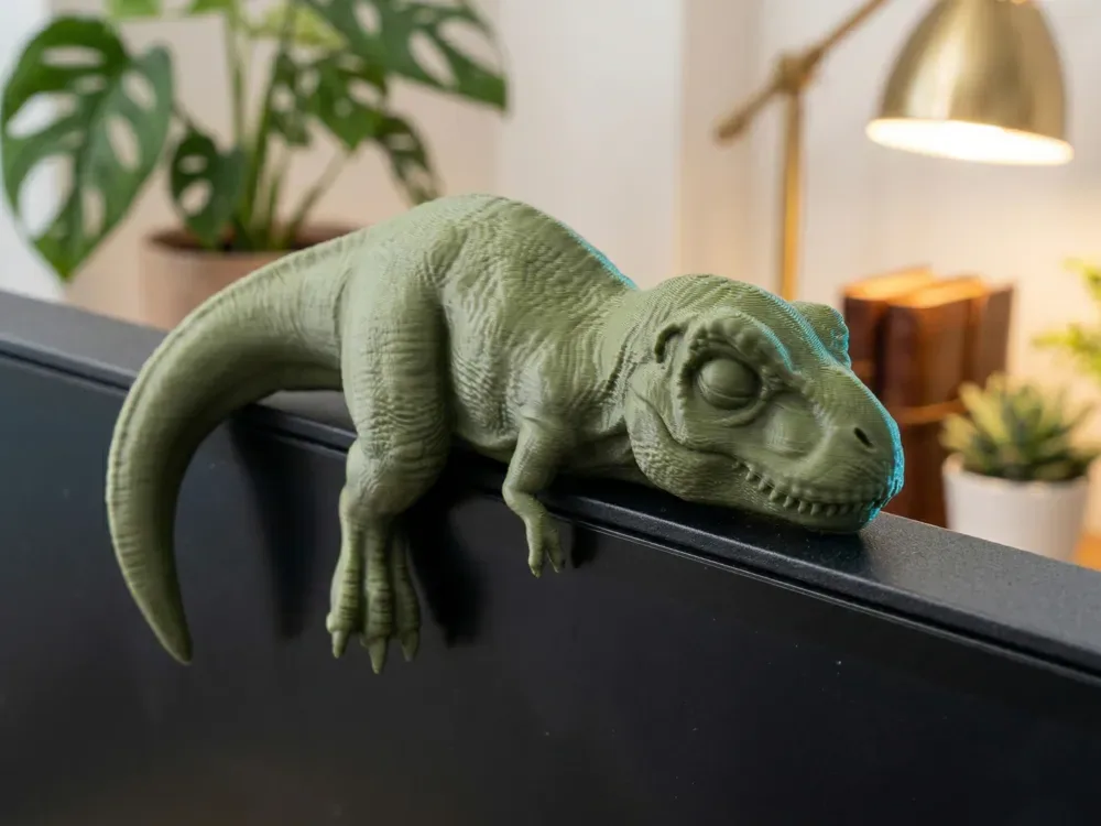 Niñera monitora T-Rex durmiendo, vista 1