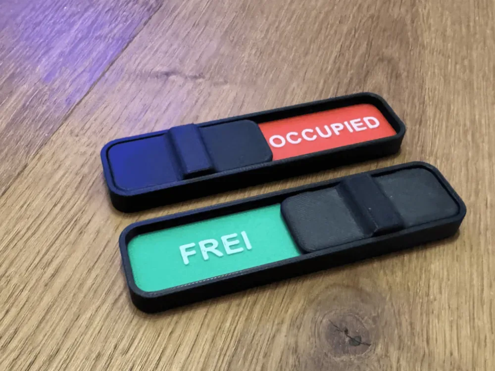Señal de estado: libre/ocupado | EN/DE, vista 1
