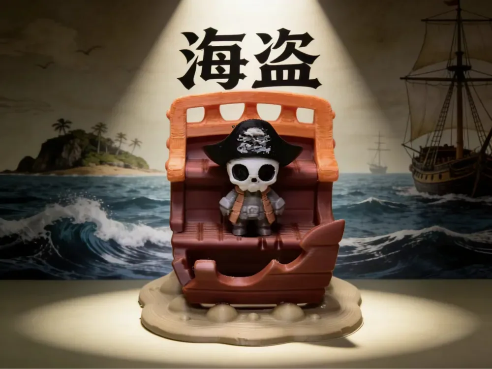 barco pirata, vista 1