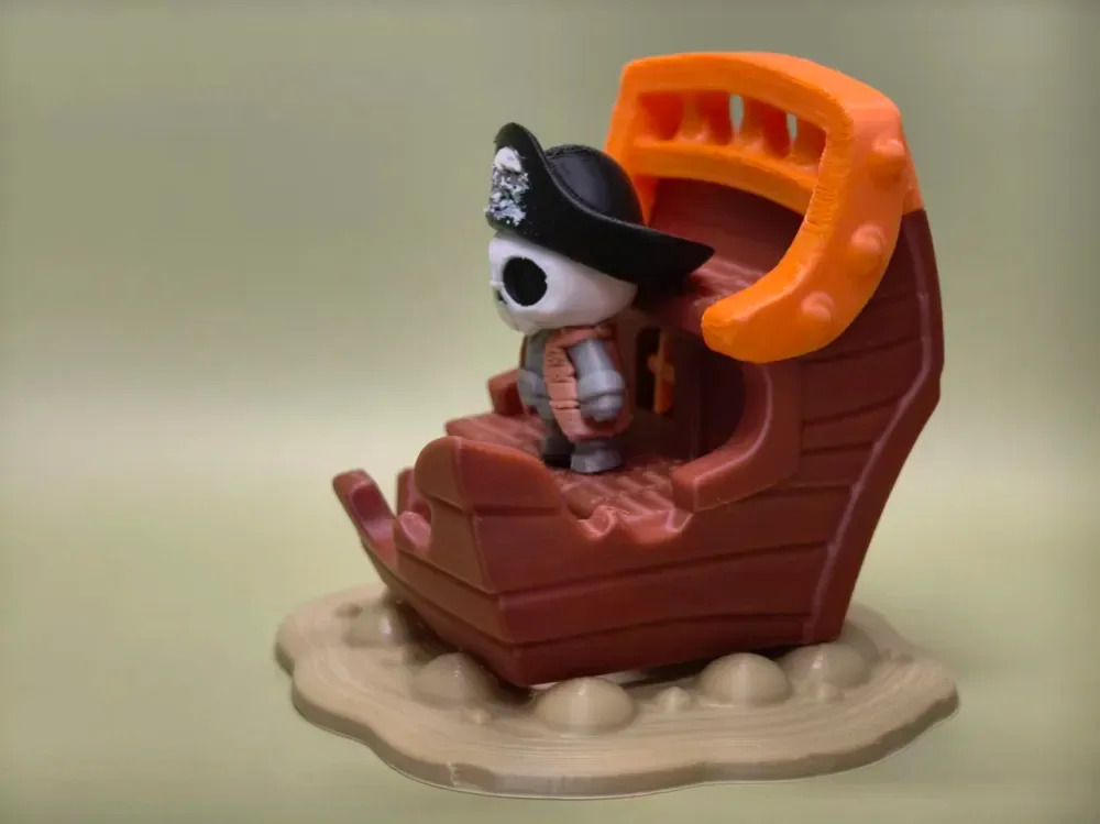 barco pirata, vista 3