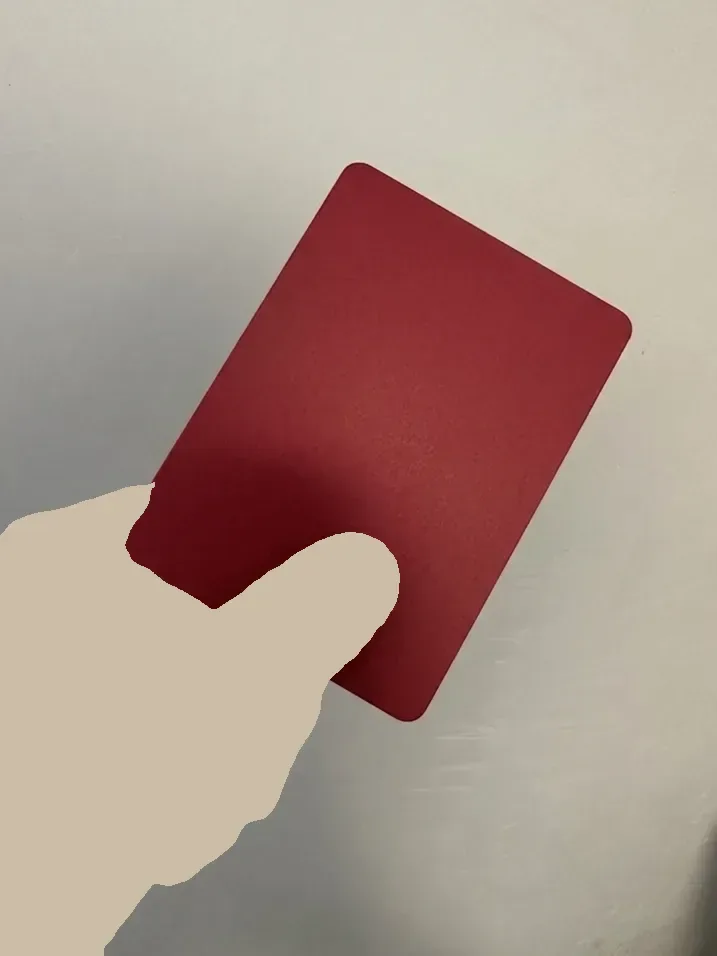 Tarjeta Roja/Amarilla de Fútbol (Tamaño Oficial FIFA), vista 2