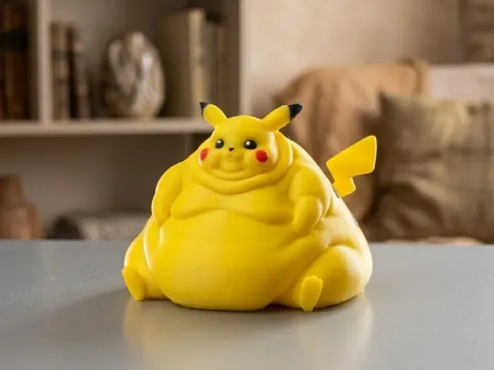 pokemon pikachu gordo, vista 1