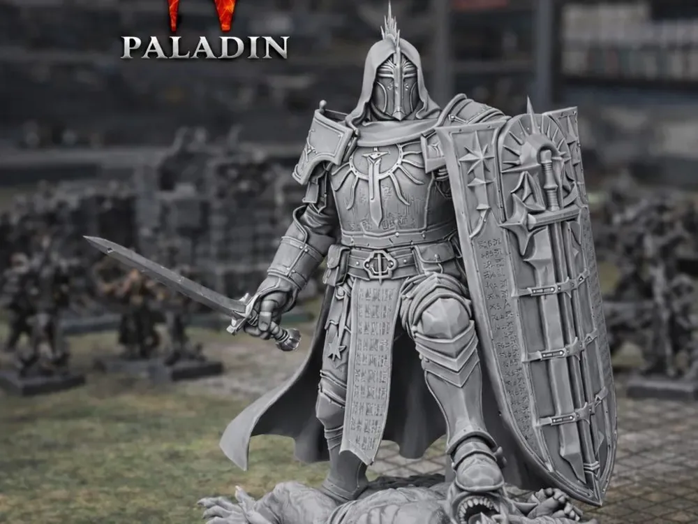 Tablero Diablo 4 Paladine de 75 mm, vista 1