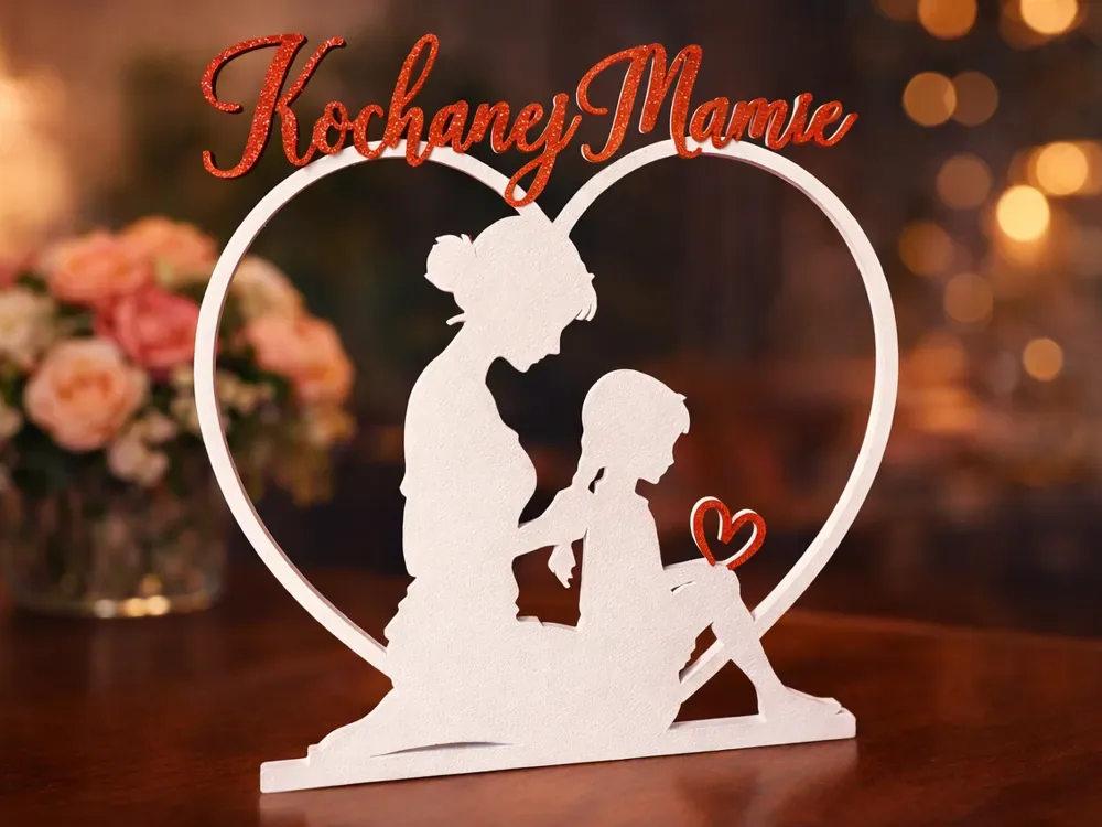 Para querida mamá - Madre e hijo - Regalo del día de la madre, vista 1