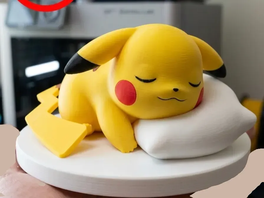 Pikachu durmiente - Pokémon, vista 1