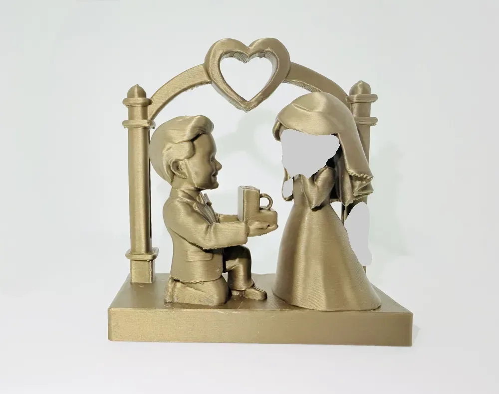 Propuesta romántica figura regalo recuerdo decoración, vista 2