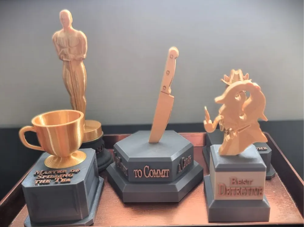 Los más propensos a cometer un crimen en una cena de trofeos, vista 1