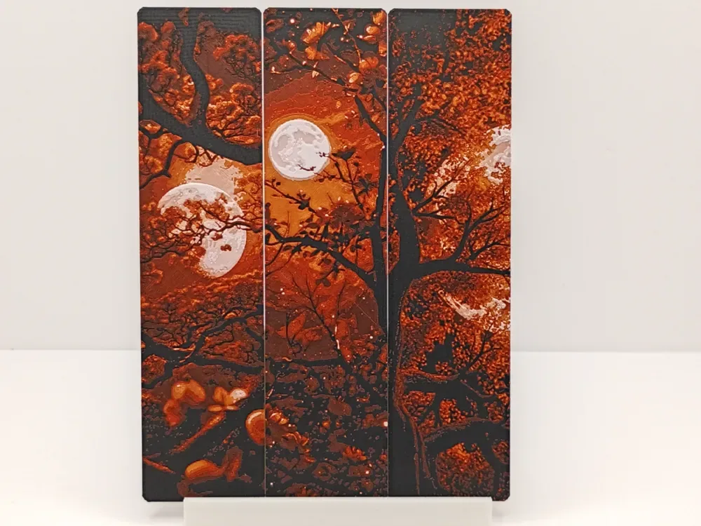 Flores de luna de sangre, vista 1