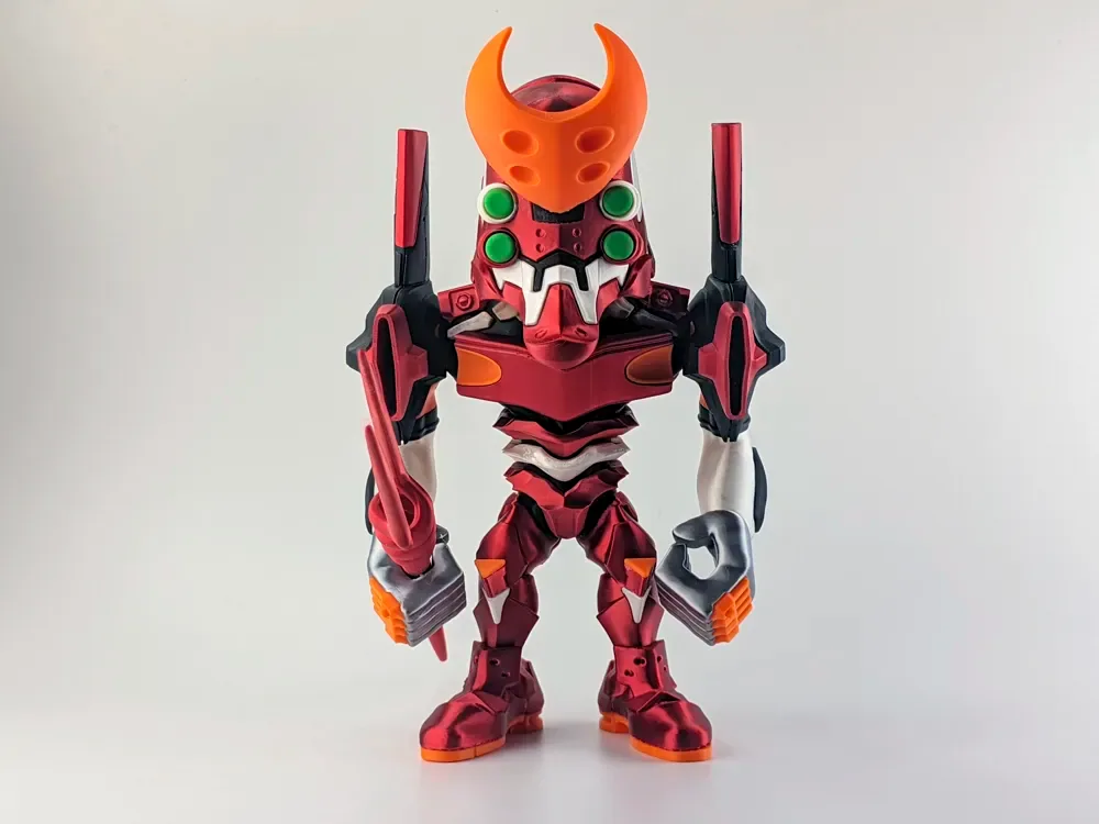 Unidad EVA-02 Chibi (varias partes), vista 3