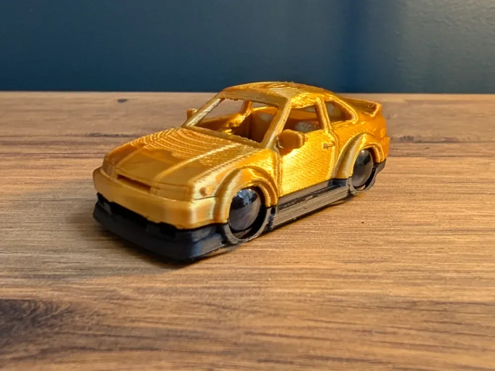 Coche de deriva JDM de mármol, vista 1
