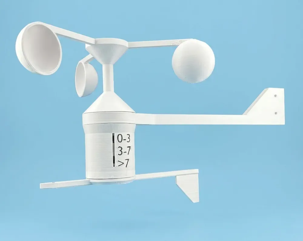 WindFlux - Anemómetro indicador de viento mecánico, vista 2