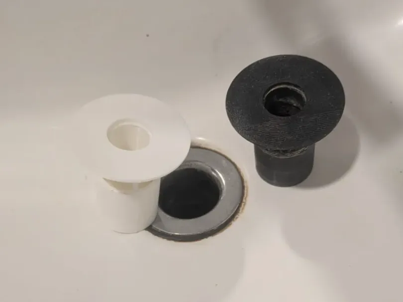 trampa de olores para fregadero para impresión 3D, vista 1